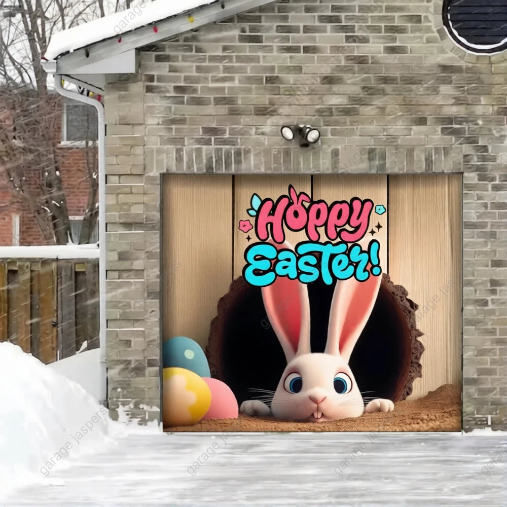 'Hoppy' Easter | Festive Garage Door Cover