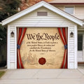 We the People | Patriotic Constitution Garage Door Cover