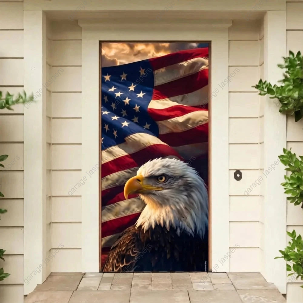 American Patriotic Front Door Covers