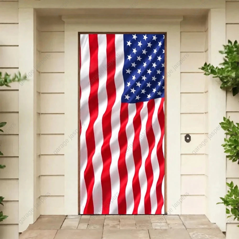 American Patriotic Front Door Covers