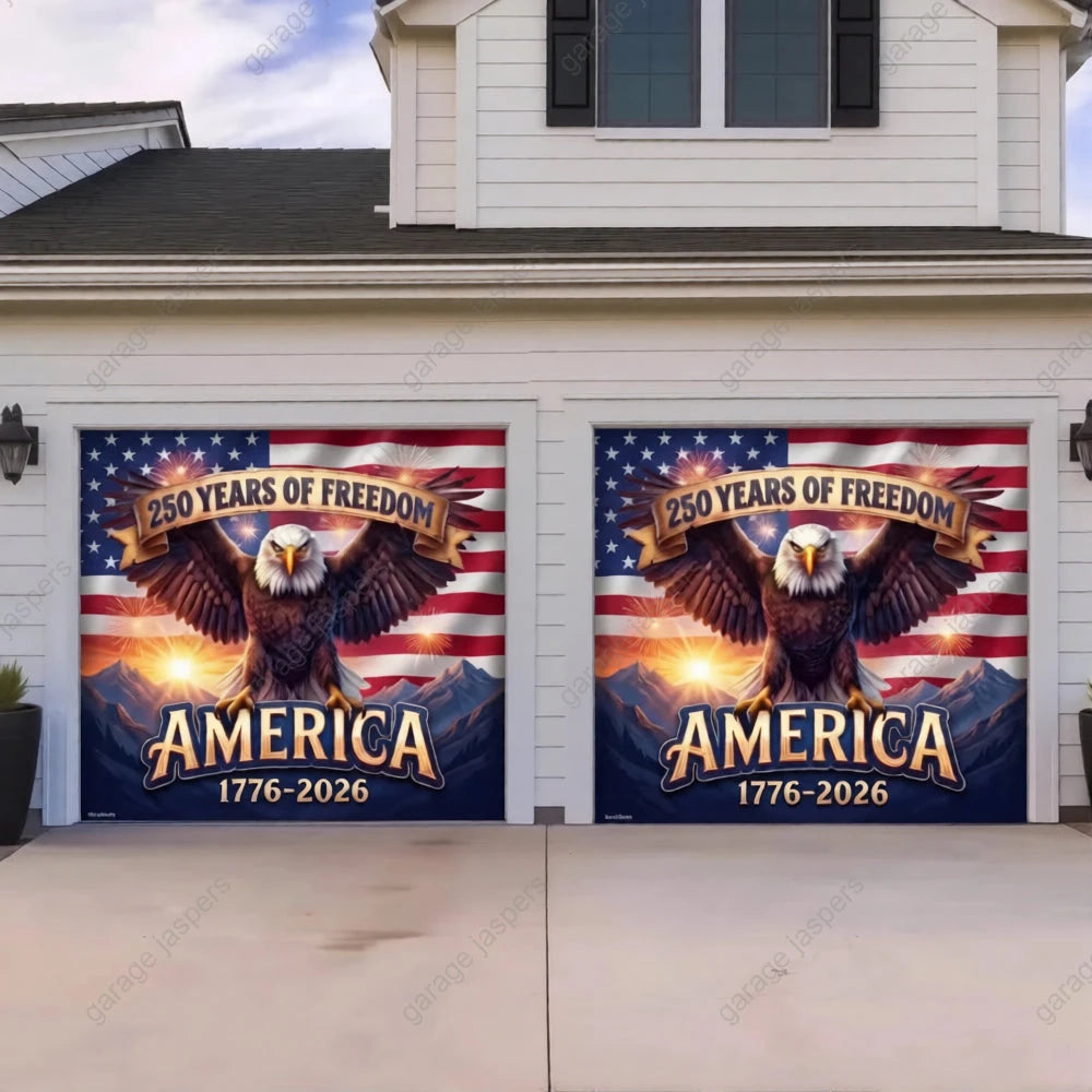 America’s 250th Anniversary | Patriotic Garage Door Cover