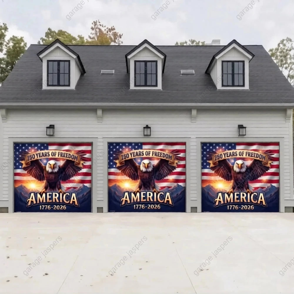 America’s 250th Anniversary | Patriotic Garage Door Cover