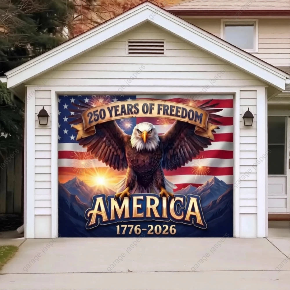 America’s 250th Anniversary | Patriotic Garage Door Cover