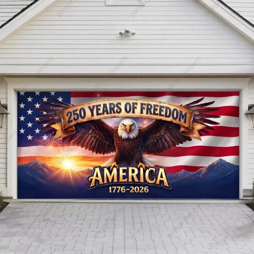 America’s 250th Anniversary | Patriotic Garage Door Cover