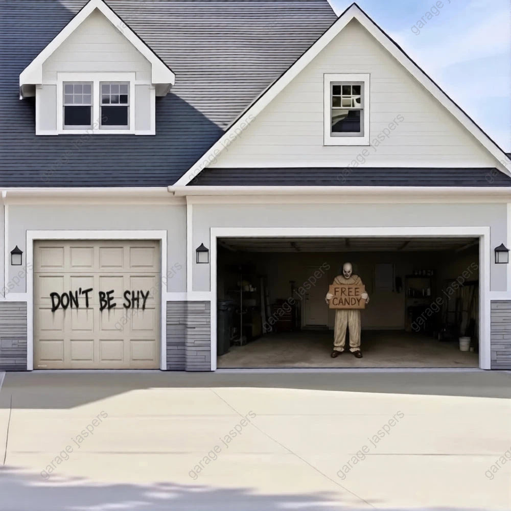 Candy Clown (Limited Edition) | Halloween Garage Door Cover