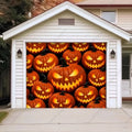 Pumpkin Parade | Halloween Garage Door Cover