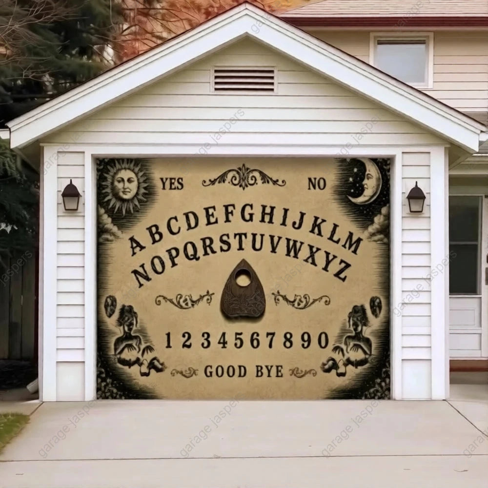 The Summoning Board | Halloween Garage Door Cover