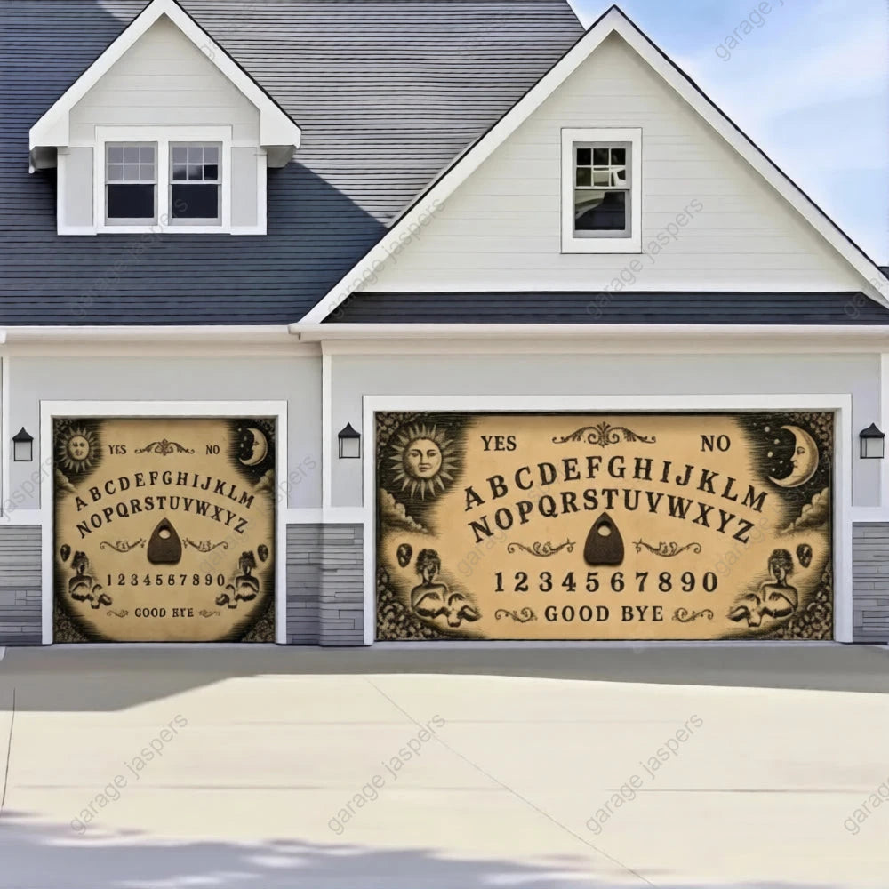The Summoning Board | Halloween Garage Door Cover