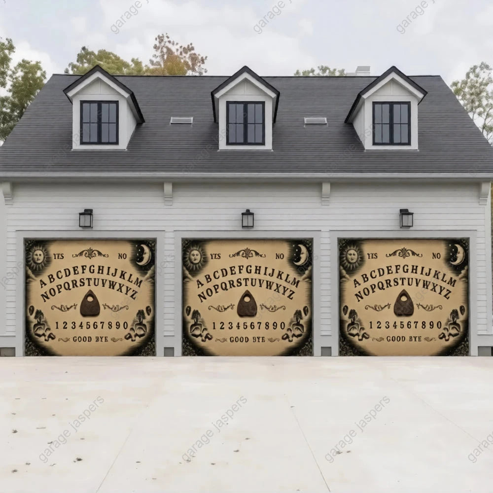 The Summoning Board | Halloween Garage Door Cover