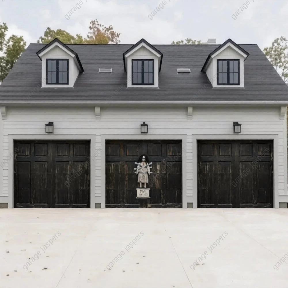 The Cursed Doll | Halloween Garage Door Cover