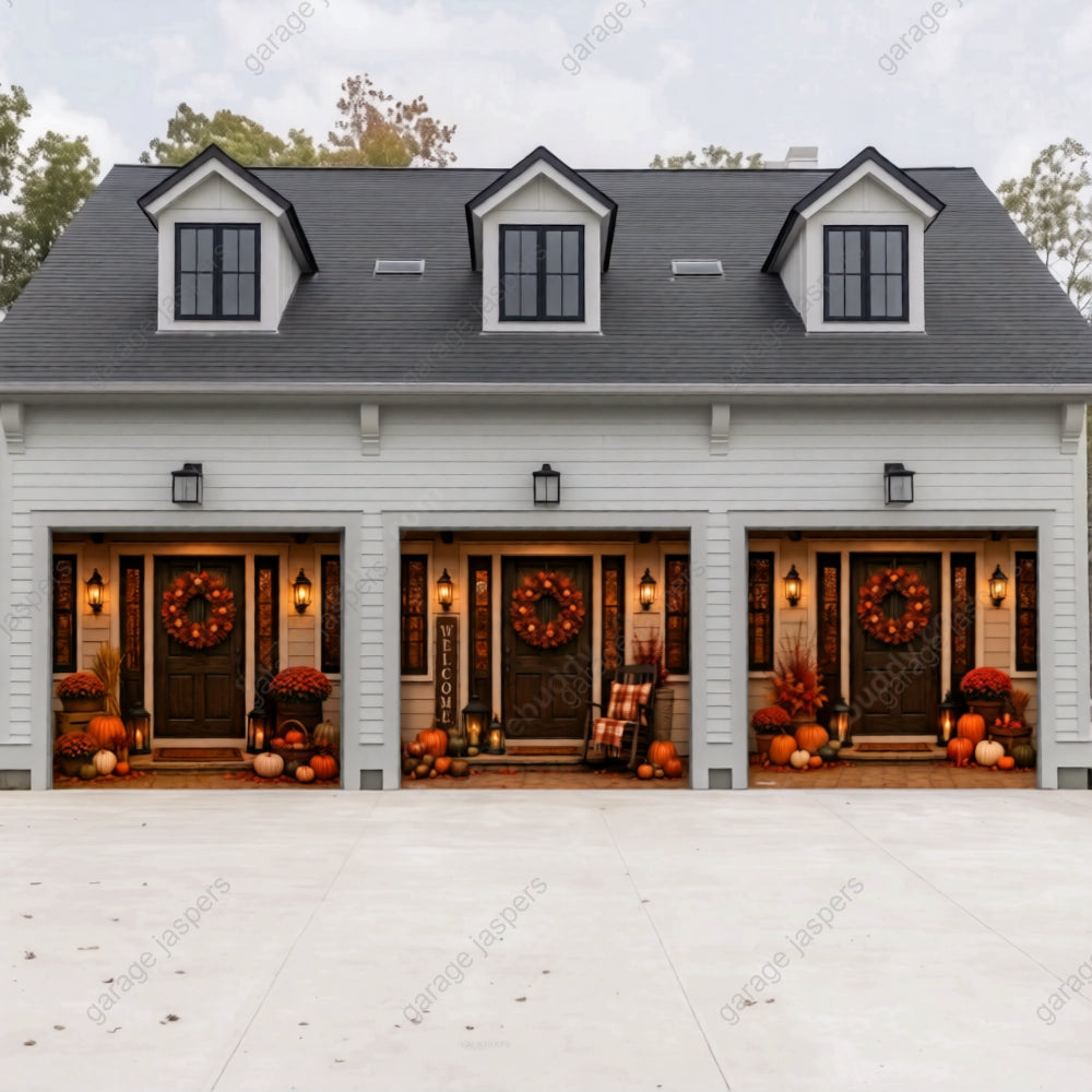 Autumn Eve | Fall Garage Door Cover