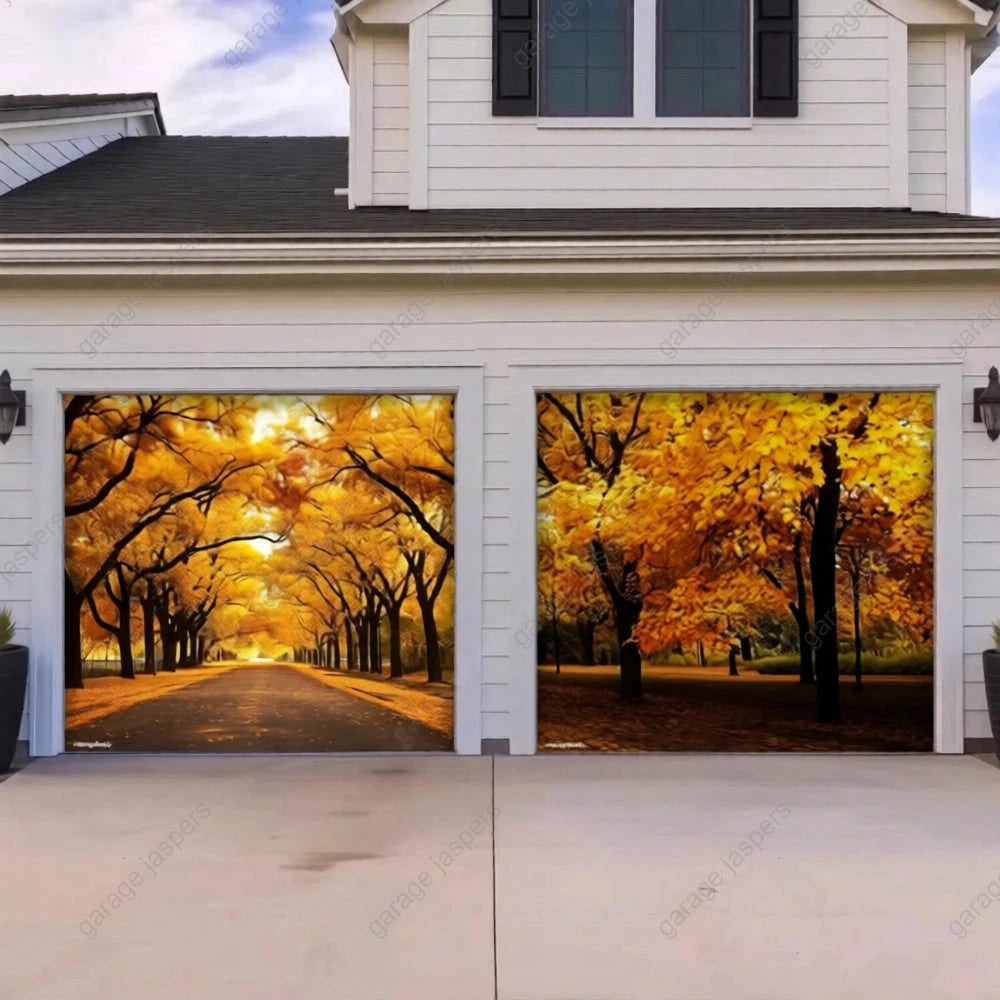 Golden Trail | Nature Garage Door Cover