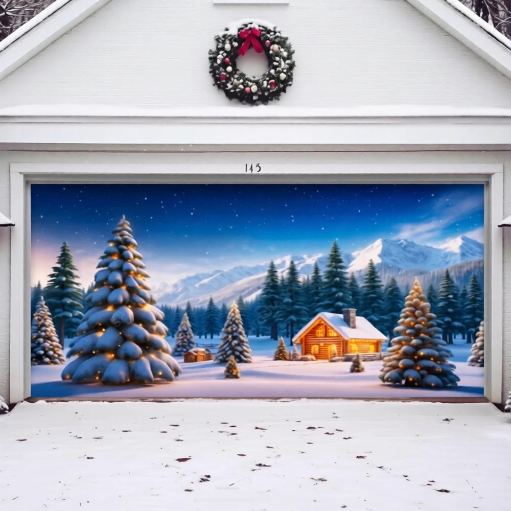 Winter Haven | Christmas Garage Door Cover