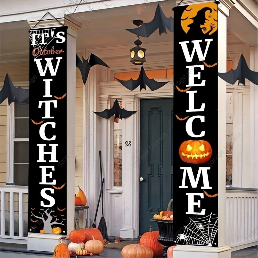 GarageBuddy Halloween Porch Signs