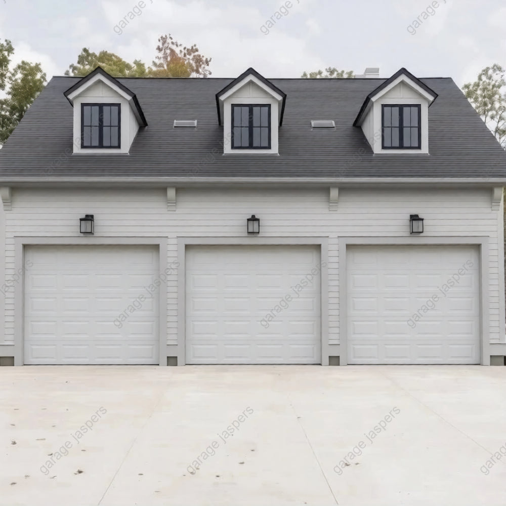Blank White Projector Screen | GarageBuddy Garage Door Cover