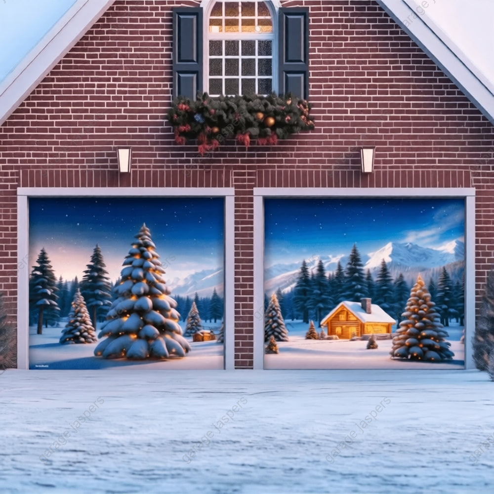Winter Haven | Christmas Garage Door Cover